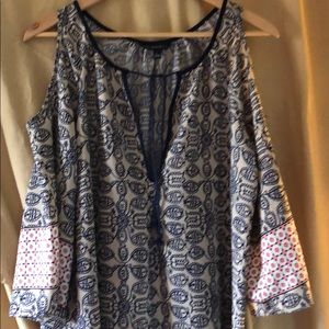 Off shoulder boho top